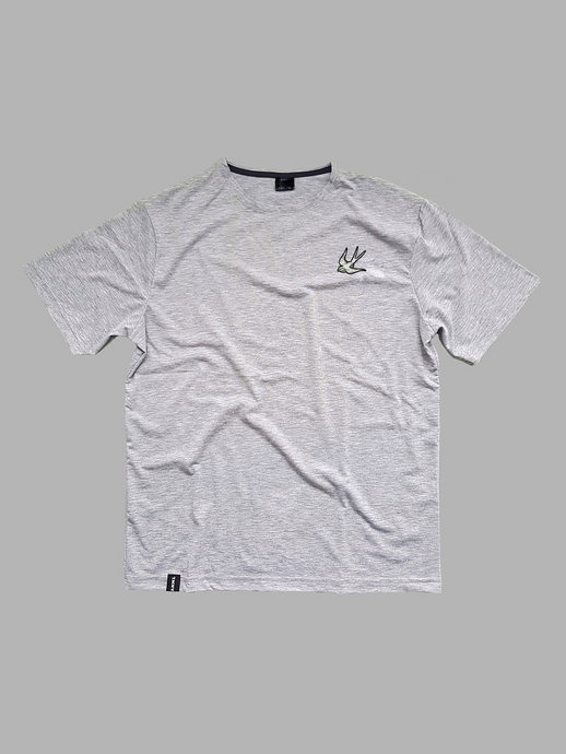 White Swallow Grey T-Shirt